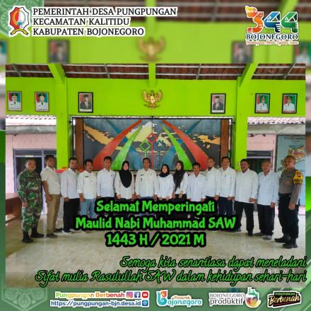 HARI MAULID NABI MUHAMMAD  SAW KE 1443 H/2021 M