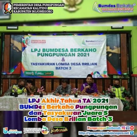 TASYAKURAN JUARA 5 DARI 1.126 SE-INDONESIA LOMBA DESA BRILIAN BATCH 3