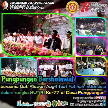 PUNGPUNGAN BERSHOLAWAT HUT RI 77