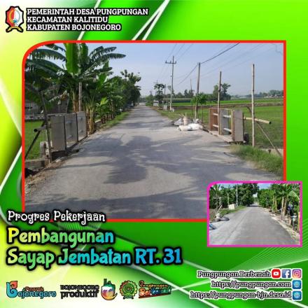 PUNGPUNGAN: Pembangunan Sayap Jembatan RT.031 RW.004