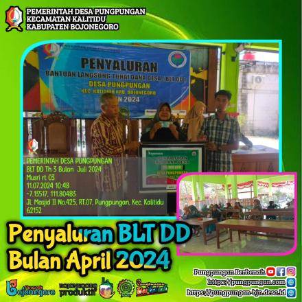 PUNGPUNGAN: Penyaluran BLT DD Thp 3 Bulan Juli 2024